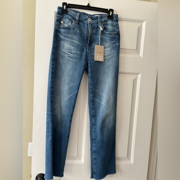 AG AG-ED Saige Denim straight leg crop - Picture 2 of 11